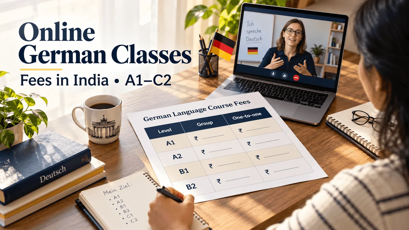How Much Do Online German Classes Cost in India? An Institute Fee Guide