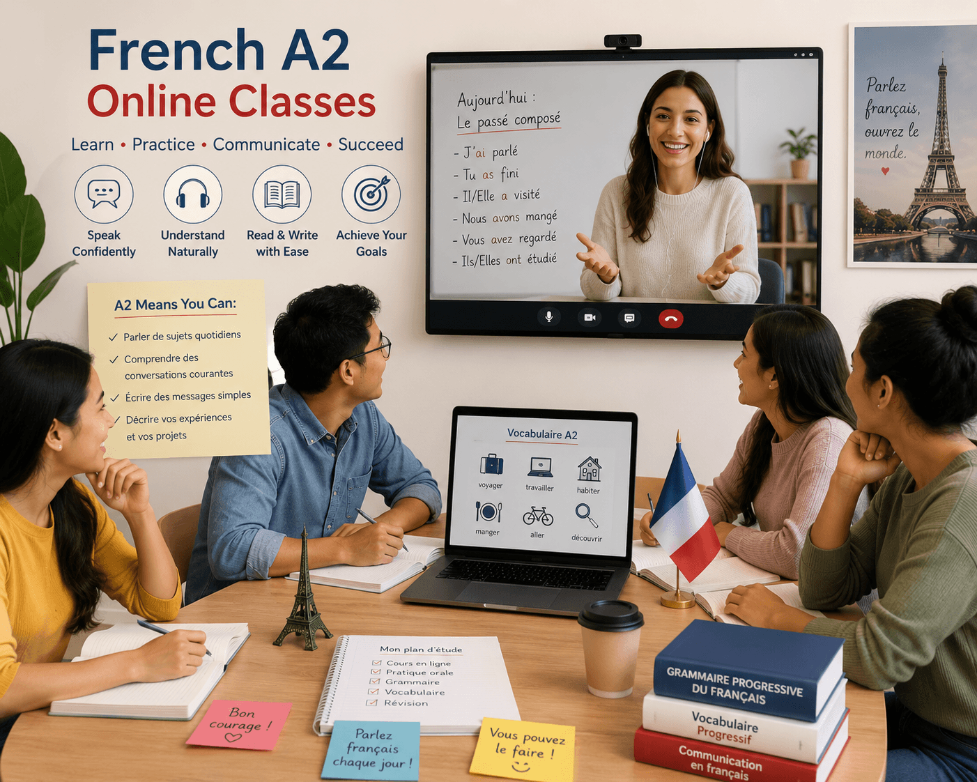 French A2 online Classes