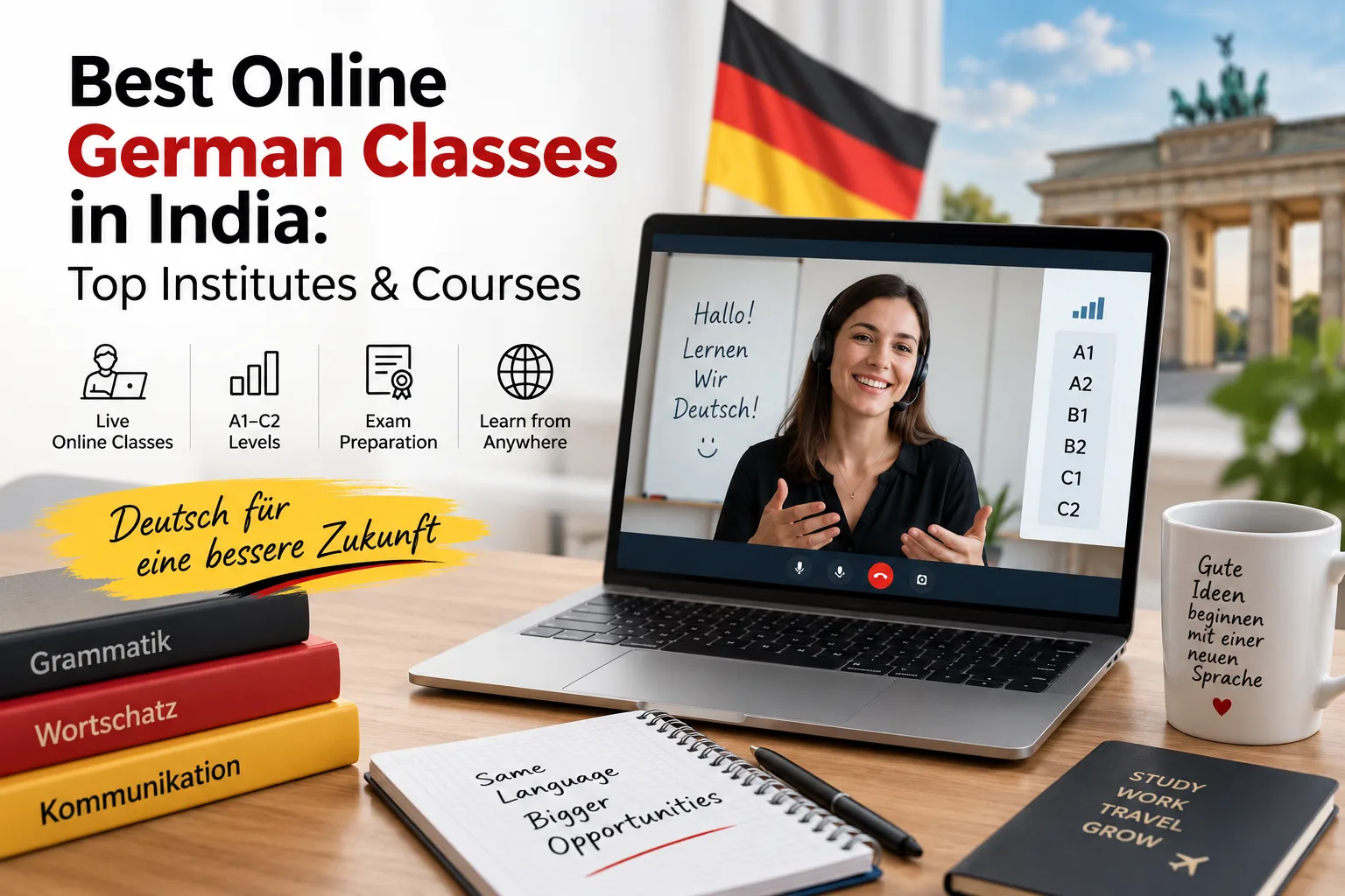 Best Online German Classes in India: Top Institutes & Courses