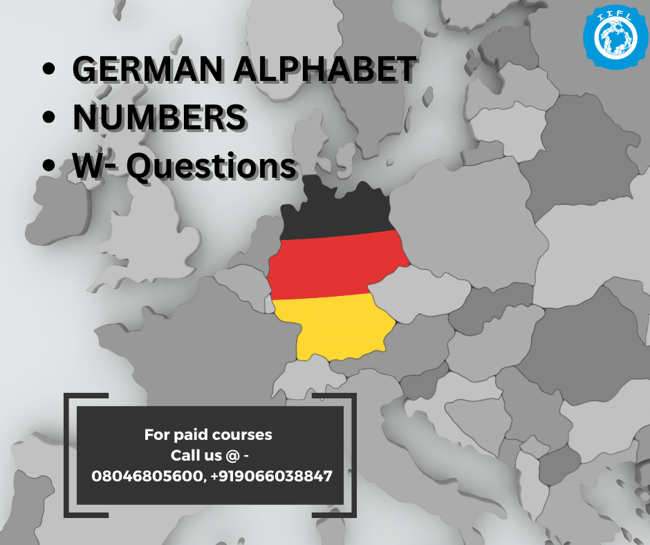 Read more about the article German alphabet, numbers and W- Questions