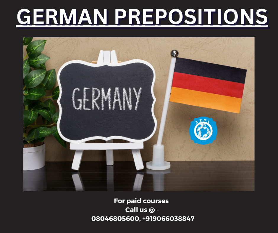 Read more about the article German prepositions and vocabulary