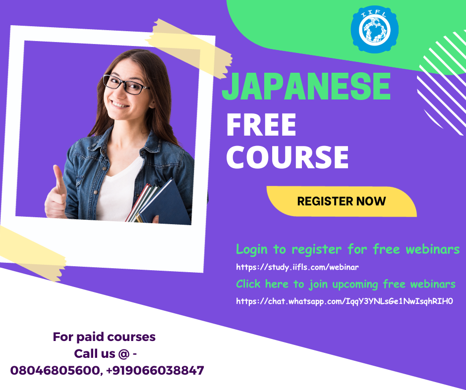 Learn Japanese for free