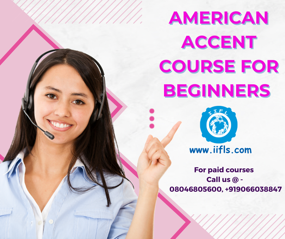 American accent course for beginners