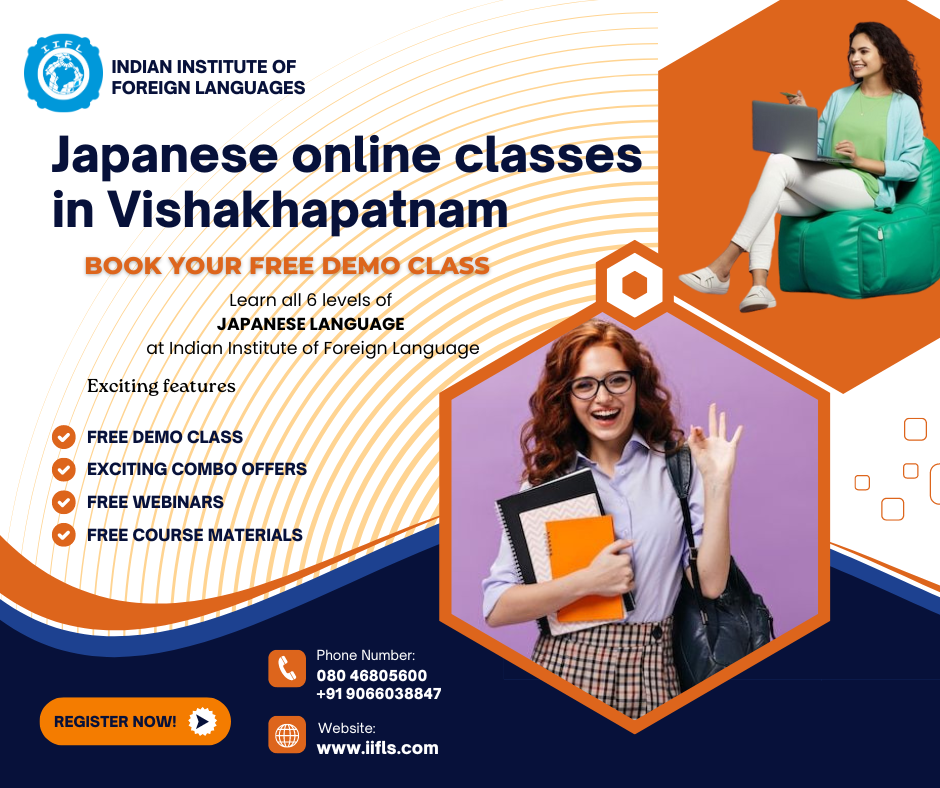 Japanese online classes in Vishakhapatnam