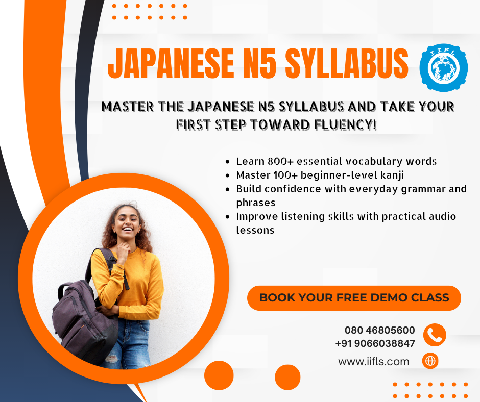 Japanese N5 Syllabus