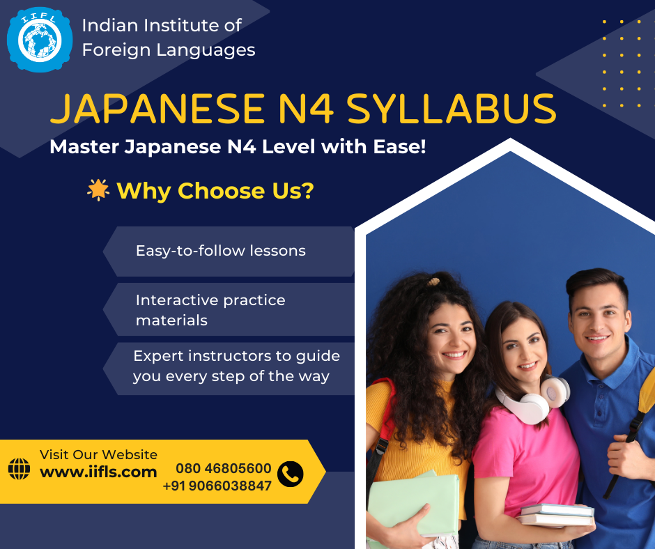 Japanese N4 Syllabus