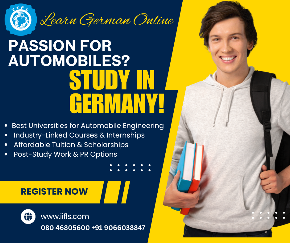 Automobile courses in Germany for Indian students