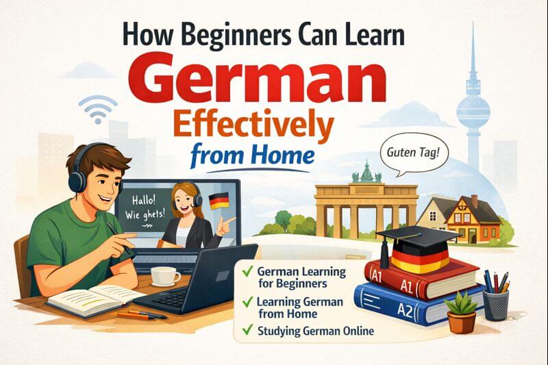 How Beginners Can Learn German Effectively from Home